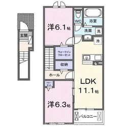 ウィンクルムＡの物件間取画像